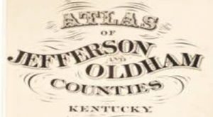 1879 Atlas Oldham Jefferson Cover Sheet Oldham KY History