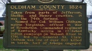 Oldham County 1824 Historic Marker