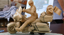 Road Warrior Sculpture Clay Model Oldham KY